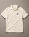 CREAM POLO T-SHIRT